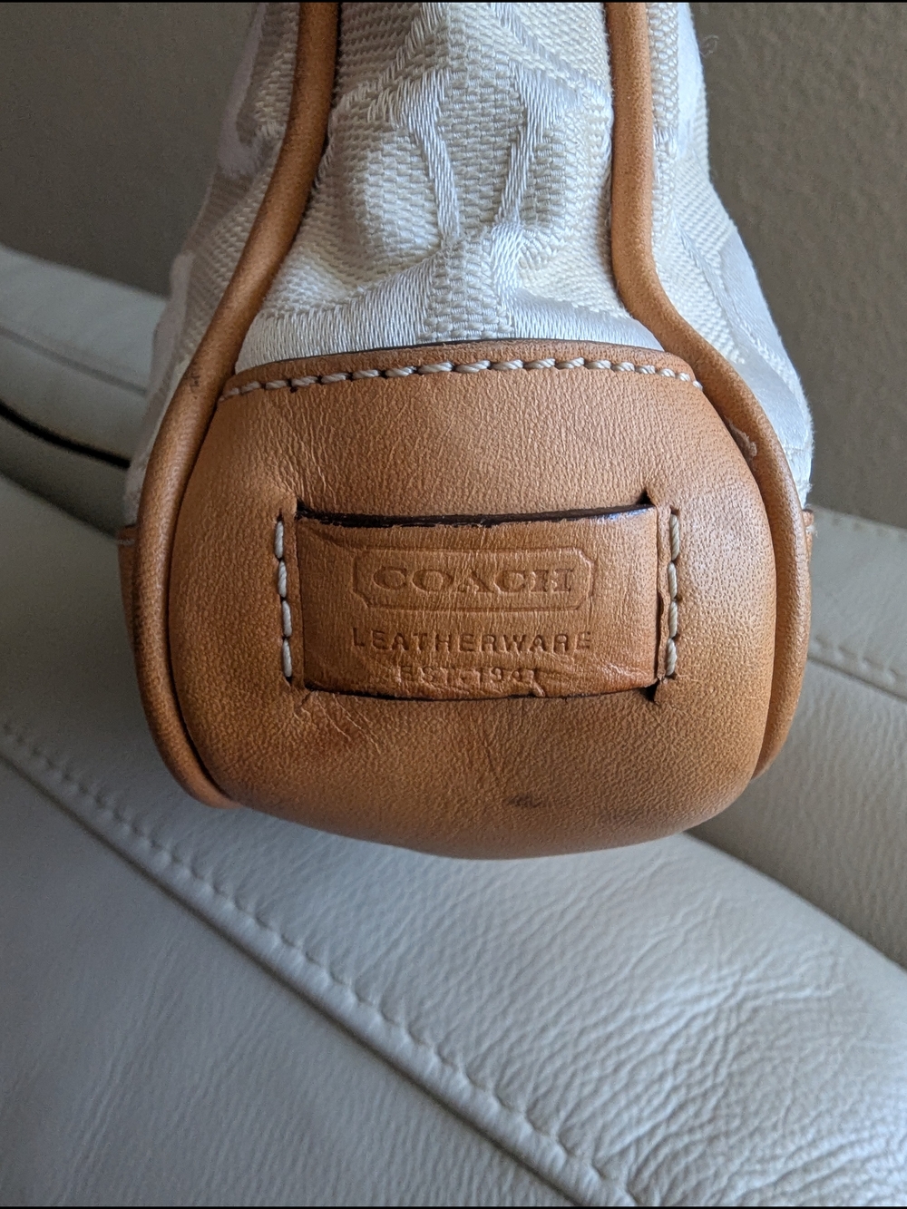vintage Y2K Coach Signature Baguette / Demi Shoulder Bag. - Picture 7 of 12
